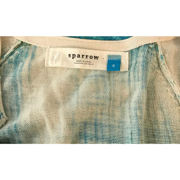 Anthropologie Sparrow Revolution Draped Crosshatch Plaid Cardigan - Size Small - Picture 5 of 12